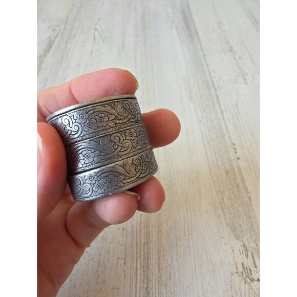 Mini trinket pill box dried flower vintage containers - Picture 5 of 8